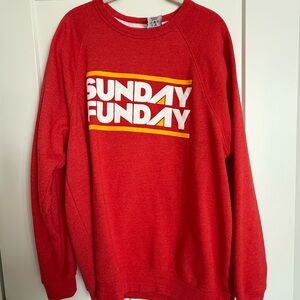 Vibrant Red Crewneck Sweater